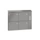 Leabox surface mailbox with speech field in RAL DB 703 iron mica 4