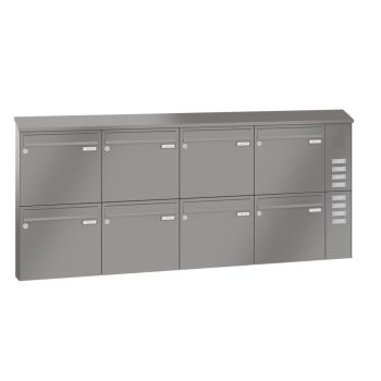 Leabox surface-mounted mailbox with speech field in RAL 7016 anthracite grey 8