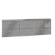 Leabox surface-mounted letterbox with speech field in RAL 9007 grey aluminium 11