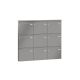 Leabox surface mailbox in RAL 7035 light grey 9