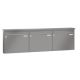 Leabox surface mailbox in RAL 9007 grey aluminium 3