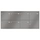 Leabox flush-mounted mailbox in RAL 7016 anthracite grey 7