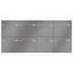 Leabox flush-mounted mailbox in RAL 7016 anthracite grey 8