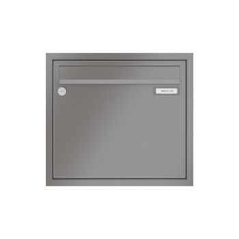 Leabox flush-mounted mailbox in RAL 8017 chocolate brown 1