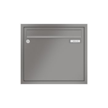 Leabox flush-mounted mailbox in RAL 8028 terra brown 1