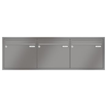Leabox flush-mounted letterbox in RAL 8028 terra brown 3