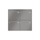 Leabox flush-mounted letterbox in RAL 9007 grey aluminium 4