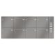 Leabox flush-mounted letterbox with speech field in RAL 7016 anthracite grey 8
