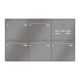 Leabox flush-mounted letterbox with speech field in RAL 9007 grey aluminium 5