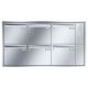 Leabox flush-mounted letterbox with speech field in stainless steel 6