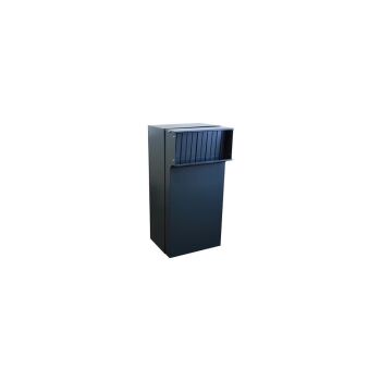 F-05 XXL Edelstahl Mauerdurchwurf Paketkasten (T:30-51 cm)