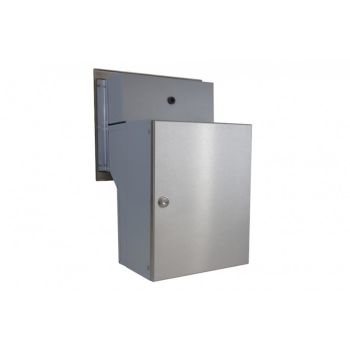 F-046 Stainless steel camera through-wall letterbox system