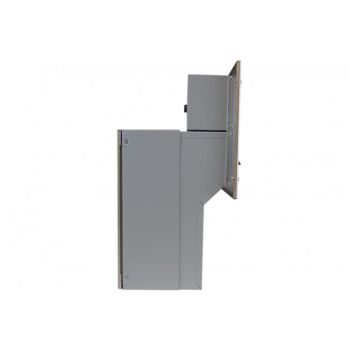Edelstahl Kamera Durchwurf Briefkasten - T: 18-27 cm - F-046