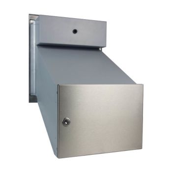 D-241 XXL Stainless steel wall-mounted camera mailbox system