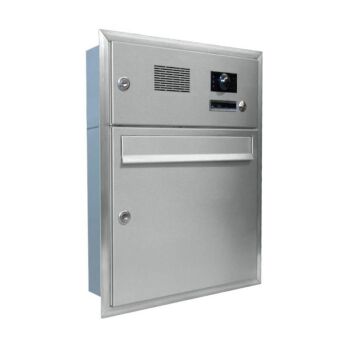 A-01 Cassetta postale da incasso in acciaio inox con...