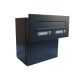 F-042 XXL Through-the-wall letterbox in RAL 7016 without nameplate