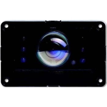 3er Edelstahl Kamera Durchwurf Briefkastenanlage - T: 39-62 cm- B-042