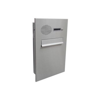 A-046 Stainless steel design fence mailbox mailbox with intercom screen