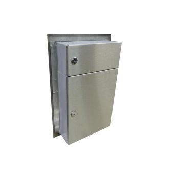 A-046 Stainless steel design fence mailbox mailbox with...