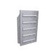 D-041 5er Cassetta delle lettere di design in acciaio inox V2A